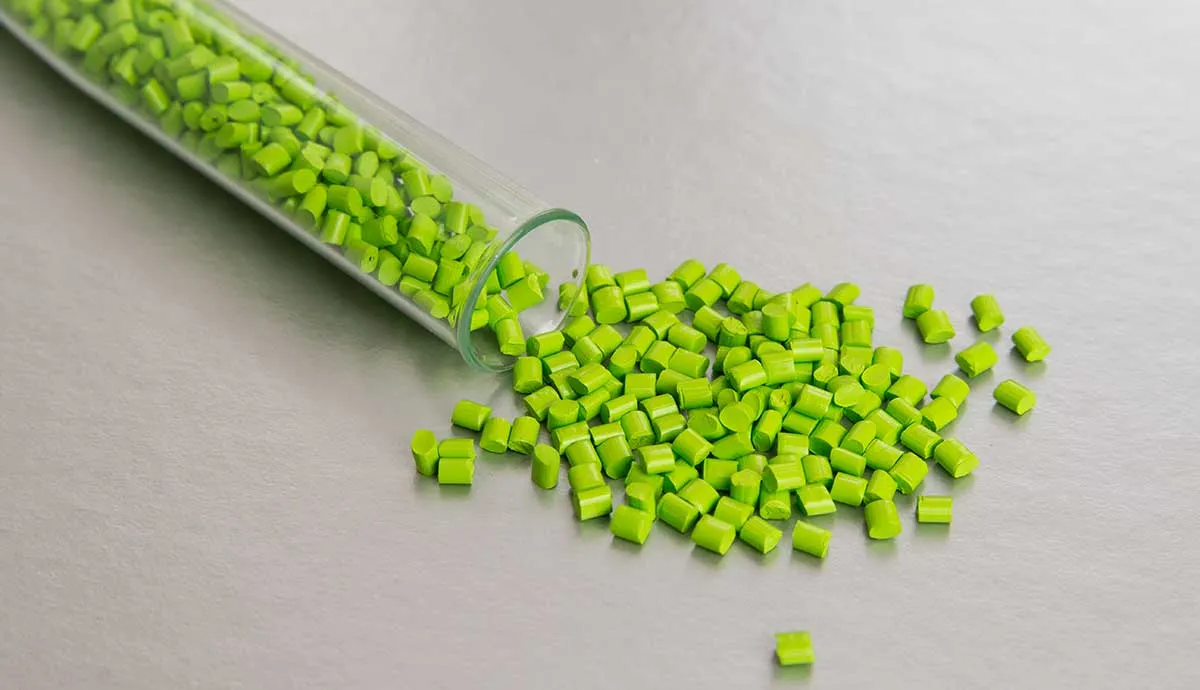 Plastic raw materials in granules for industry