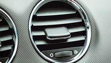 HVAC Flap in automotive interior