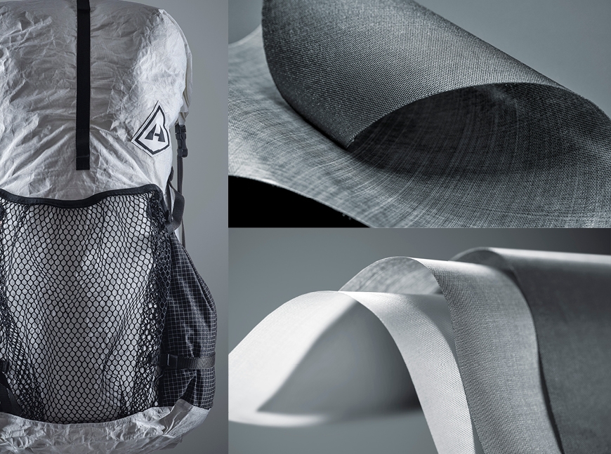 Collage of Dyneema Fabric